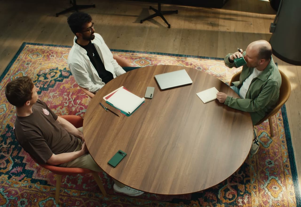 Engineers around a table