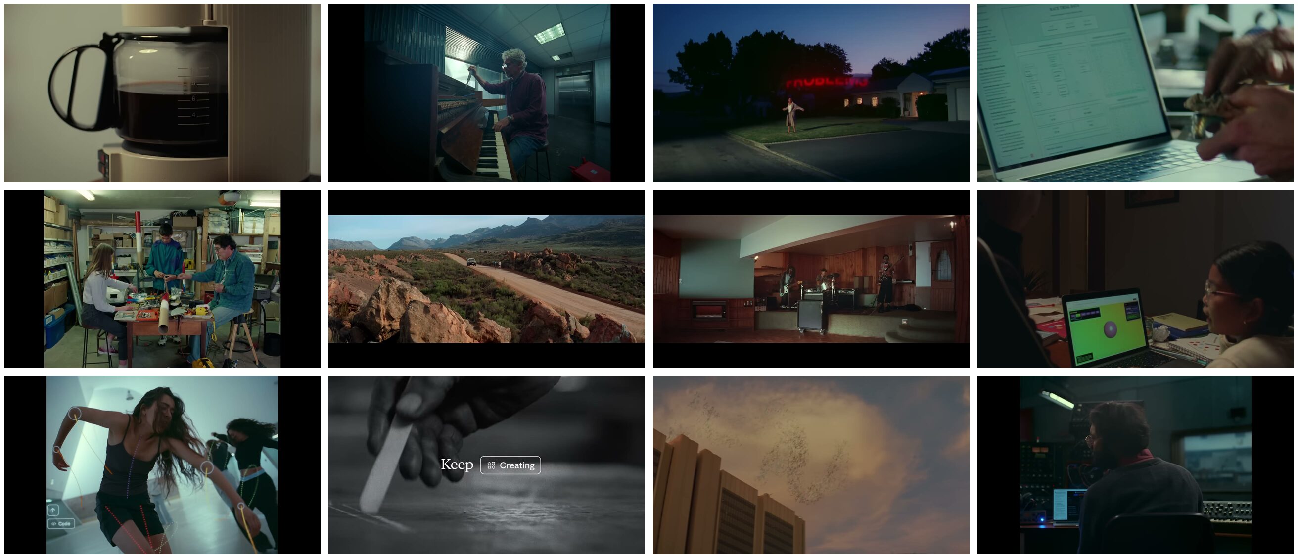 Contact sheet, Keep thinking